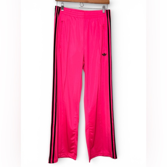 Adidas Firebird Track Pants Pink Women’s M NWT Wide Leg - Picture 2 of 13